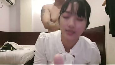 A sexy young Burmese girl enjoy dick, real homemade, self video